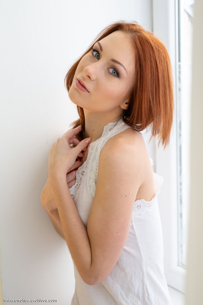 Alice Marshall Teases In Jeans As She Spread Legs On A Chair Revealing Sheer Panties - Photo 01