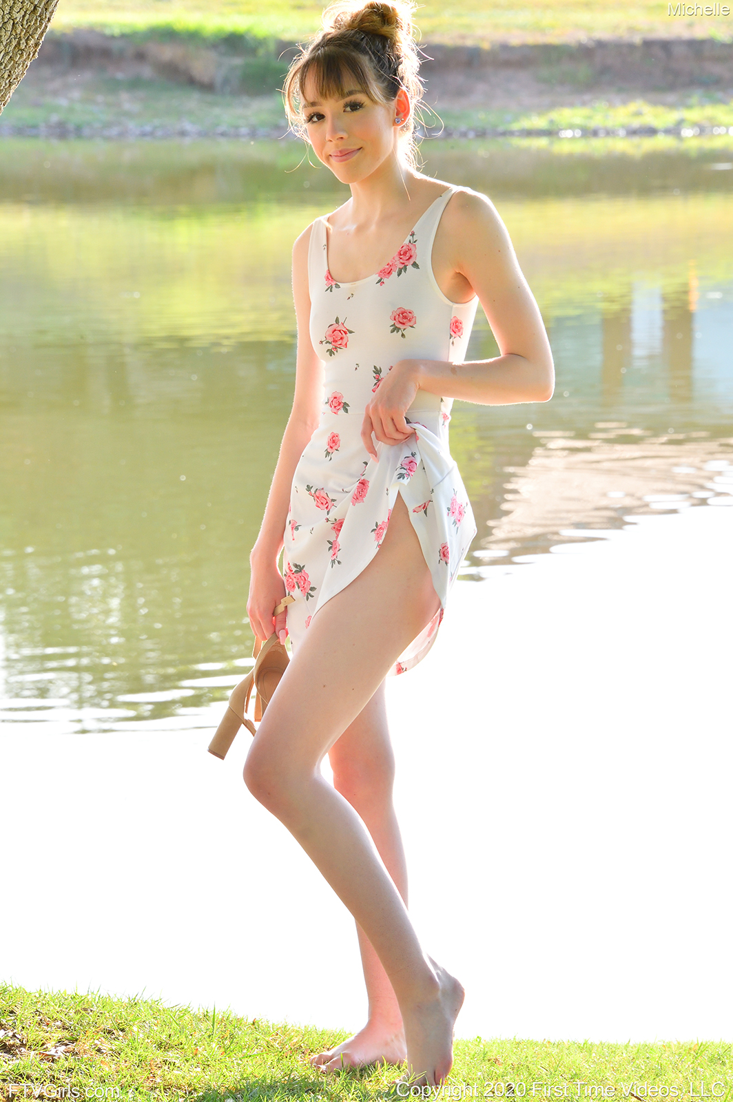 FTV Michelle With Skinny Ass Spreads Her Legs - Photo 00