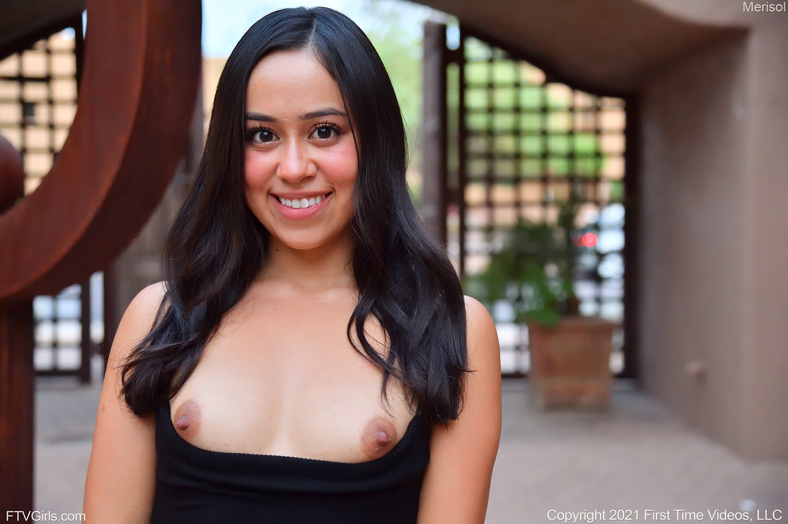 FTV Merisol Flashes Her Tits And Pussy