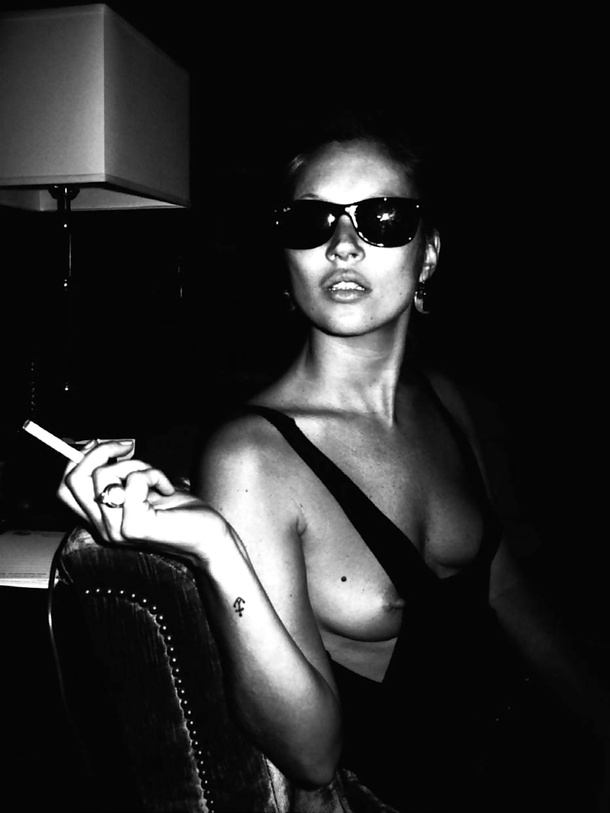 Kate Moss - black & white nudes