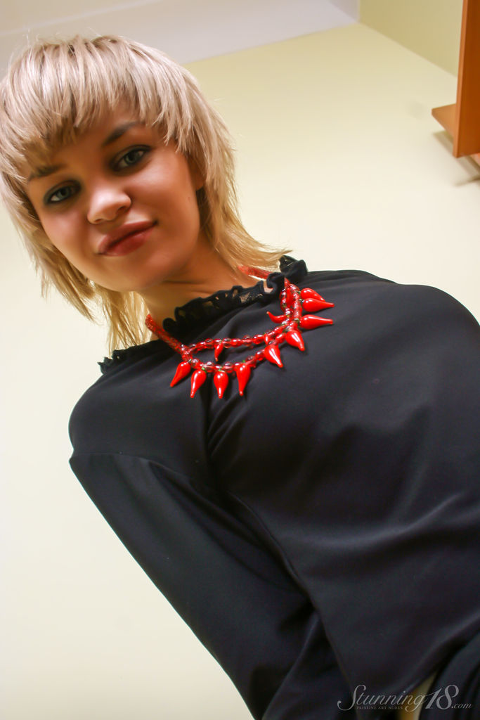 Cindy B In Black Hot Stockings - Photo 05