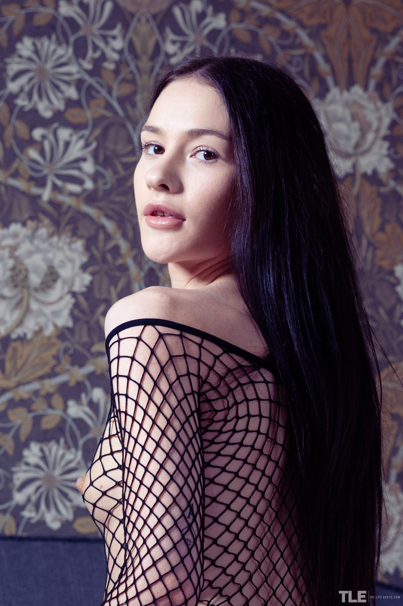 Matty Enjoying Erotic Masturbation With Fishnet And Ass Play - Photo 18