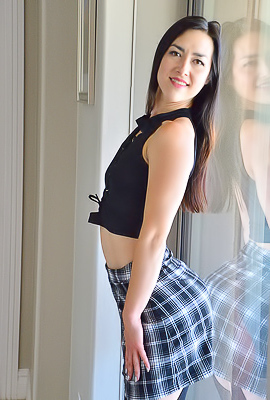 Isabel In Sexy Black Stockings