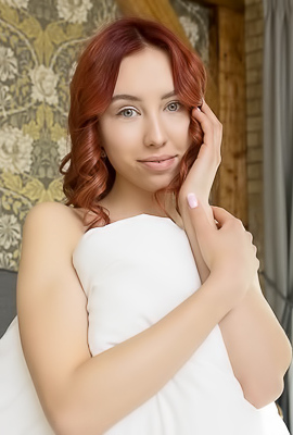 Rosalind With Gorgeous Blue Eyes Shows Her Perfect Ass