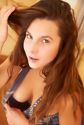 Belka Bends Over And Grabs Her Sexy Bubble Butt