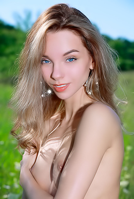 Josephine Jane Teases With A Sulphuric Smile In The Meadows Embrace