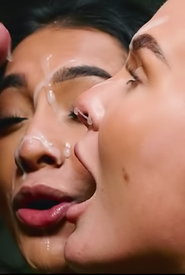 Yasmina Khan and Ali Roses Leather Mundio Gangbang Fantasy