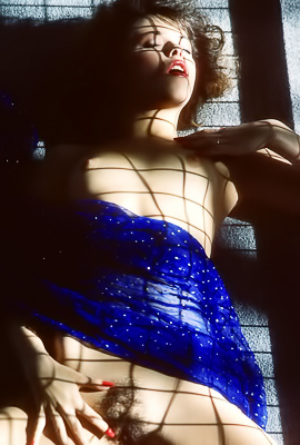 Laurie Gilberts Tease: Cr me Cup PenthouseAwaiting Sultry Poses and Gilded Lingerie